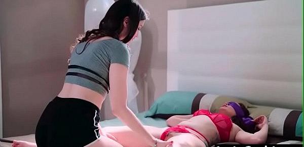  Hot Teen Girls (Gabriella Paltrova & Georgia Jones) In Lesbian Hot Sex Action mov-13